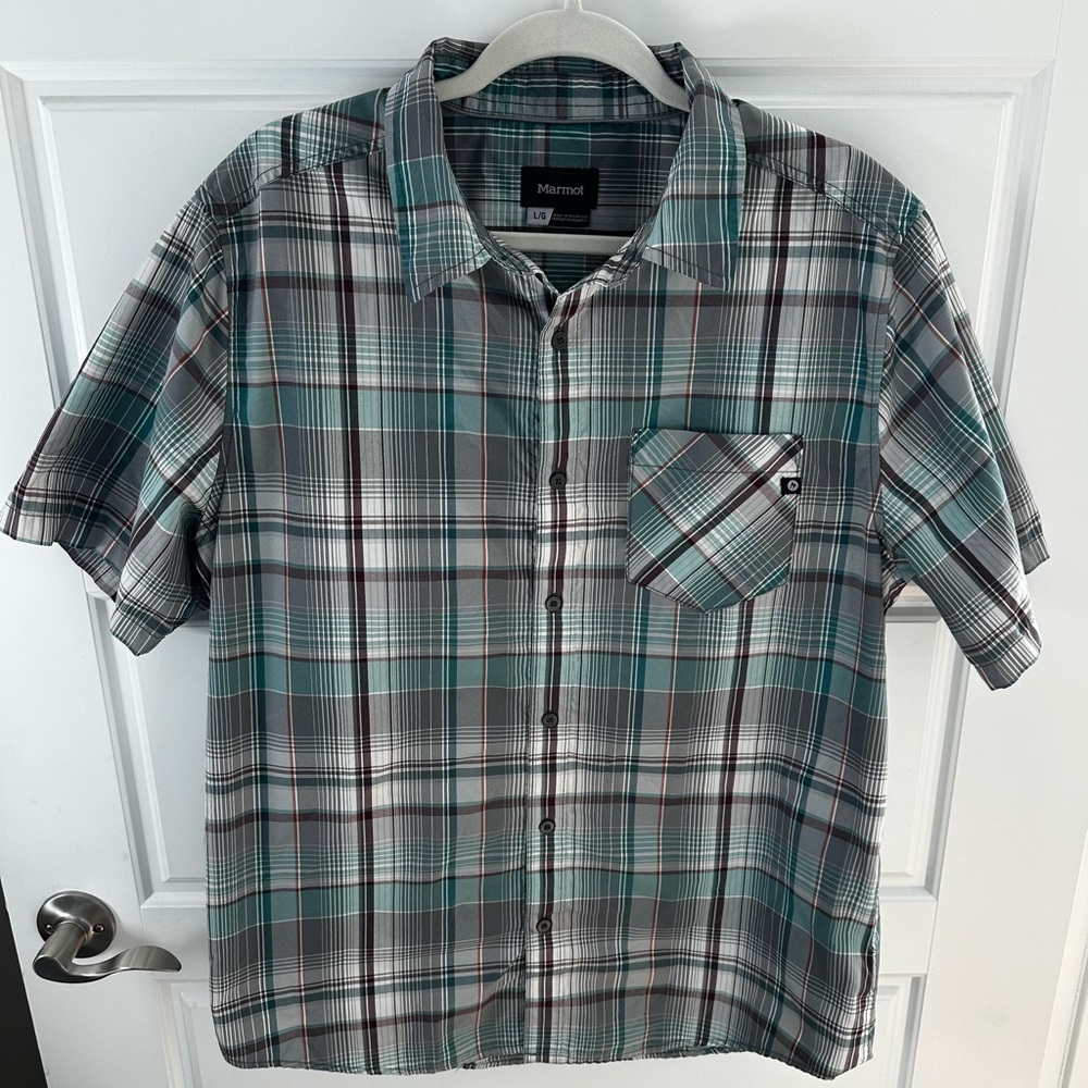 Marmot Men's Dobson Short-Sleeve Button-Down Size Large